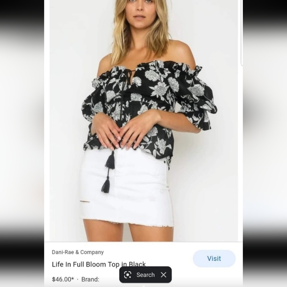 NWT BOUTIQUE Top SMALL - Picture 2 of 3